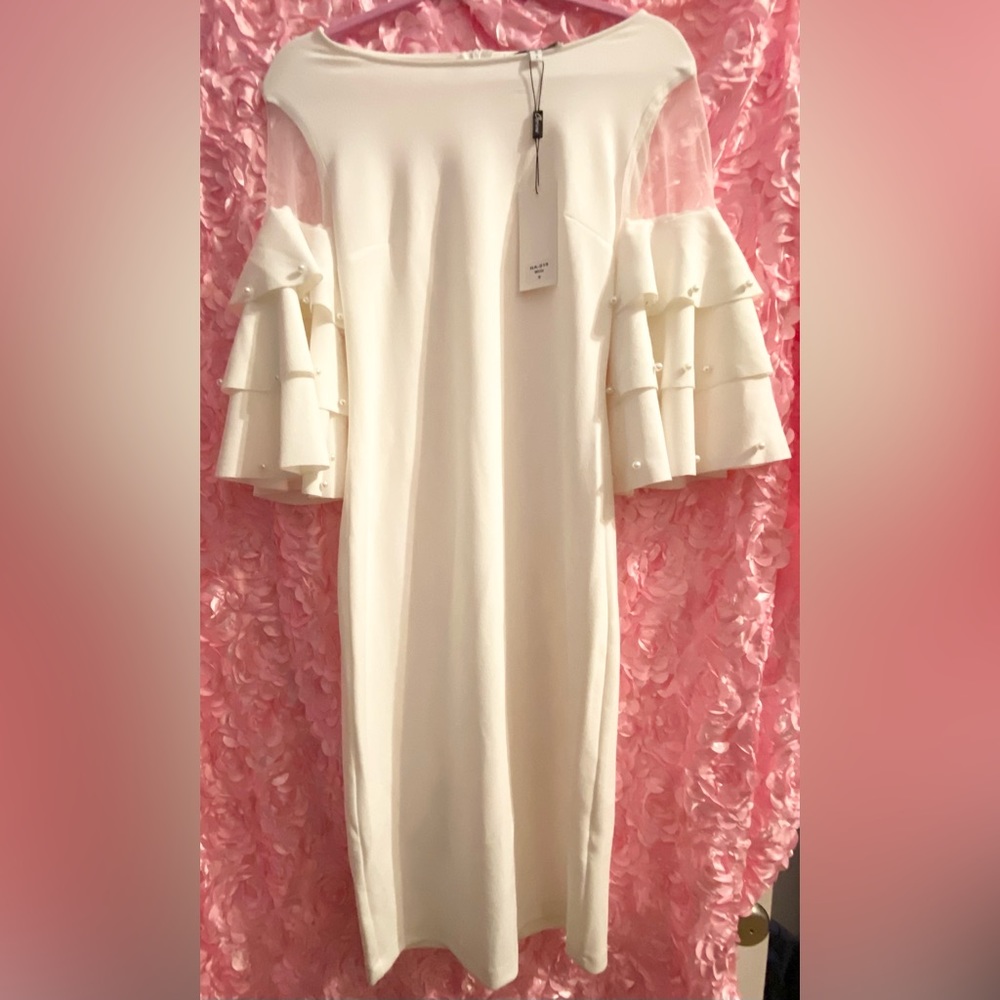 NWT Capriana Couture white Size S (6) Dress